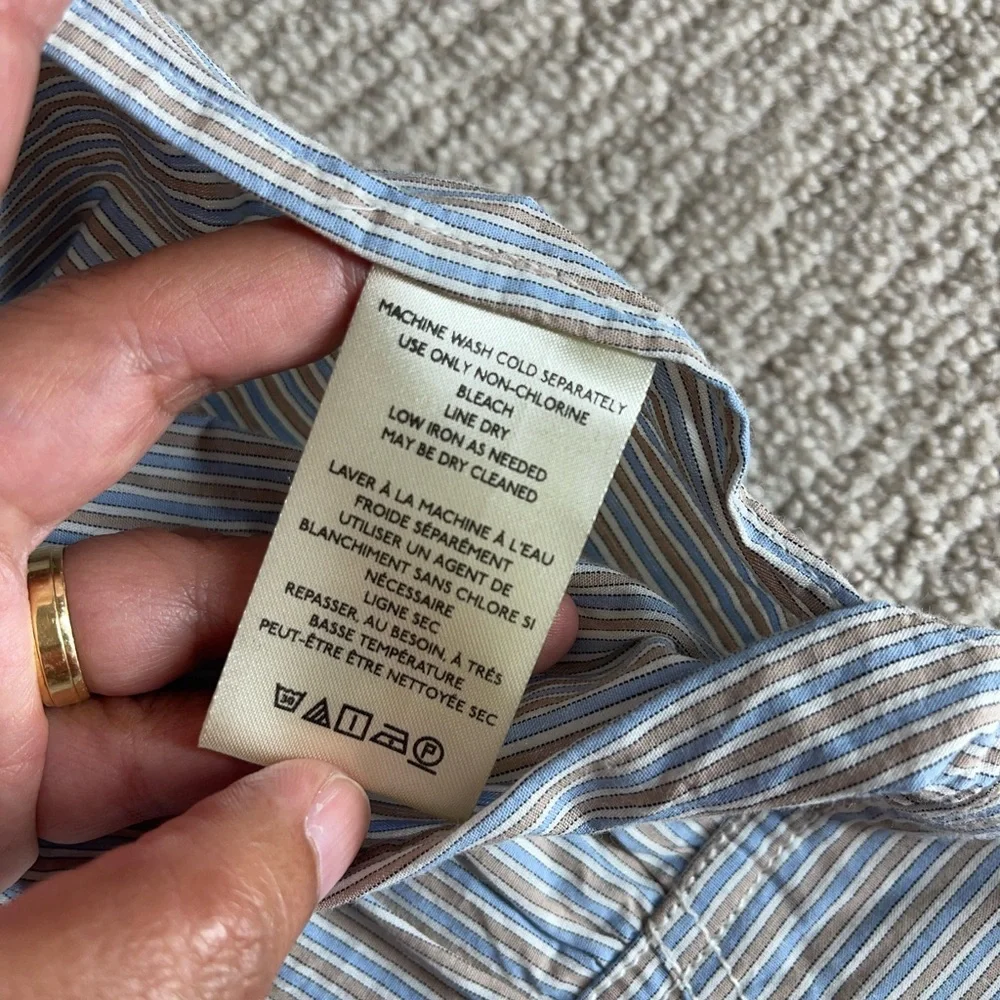 We The Free Cassie stripped sleeveless crop shirt - Picture 5 of 8